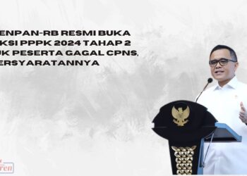 KemenPAN-RB Resmi Buka Seleksi PPPK 2024 Tahap 2 untuk Peserta Gagal CPNS, Ini Persyaratannya