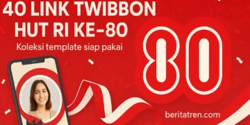 Kumpulan 40 Link Twibbon HUT RI ke-80