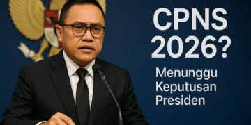 Menteri PAN-RB Abdullah Azwar Anas memberikan keterangan pers mengenai persiapan formasi CPNS 2026 di Jakarta