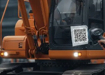 barcode solar untuk alat berat proyek konstruksi