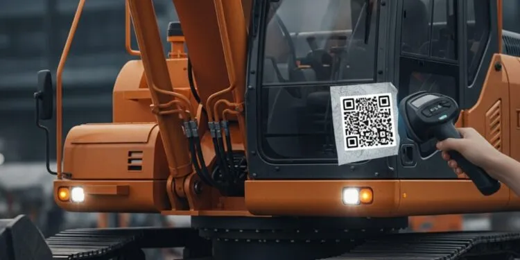 barcode solar untuk alat berat proyek konstruksi