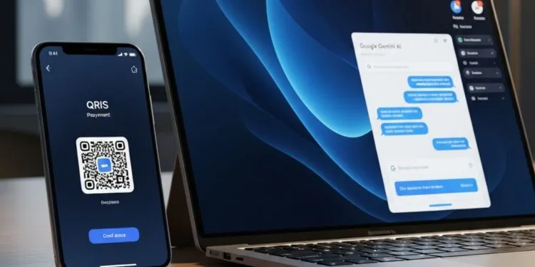 cara berlangganan gemini ai advanced di indonesia menggunakan metode pembayaran qris
