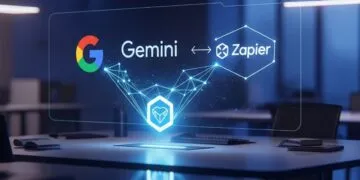 cara buat workflow otomatisasi email marketing dengan Gemini AI dan Zapier