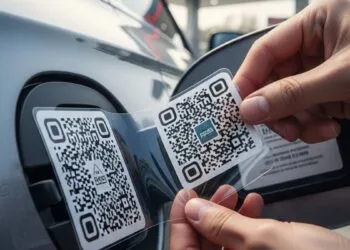 cara cetak stiker barcode pertalite anti air