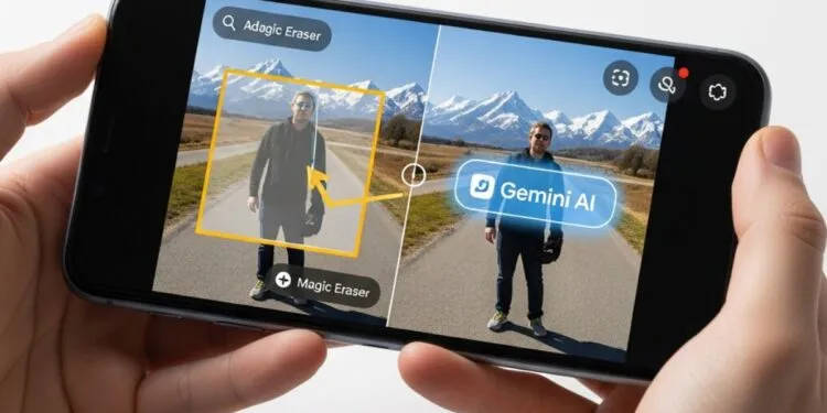 cara edit foto pakai gemini ai di google photos vs fitur magic eraser