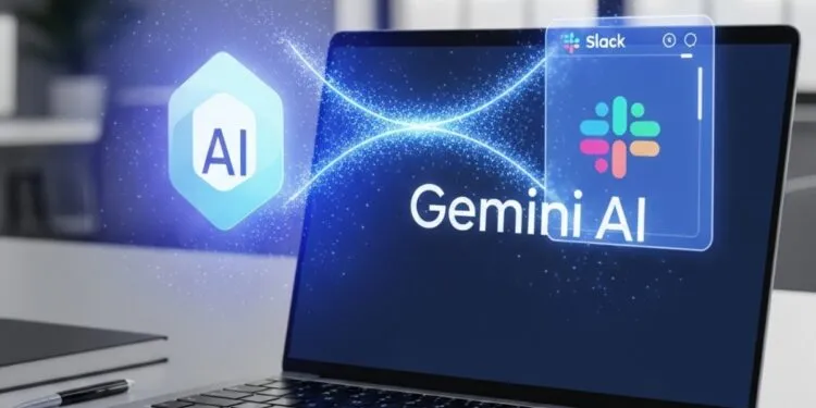 cara gemini ai integrasi slack untuk manajemen tim