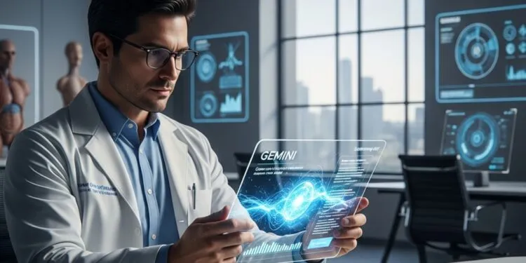 cara gemini ai ringkas jurnal medis internasional publik
