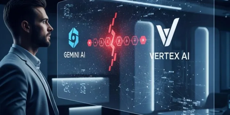cara gemini ai sinkronisasi vertex ai gagal