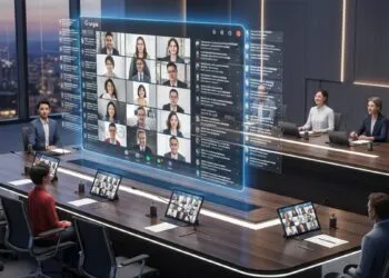 cara gemini ai transkrip rapat google meet multi bahasa