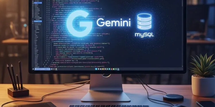 cara koneksi gemini ai dengan database mysql menggunakan framework langchain