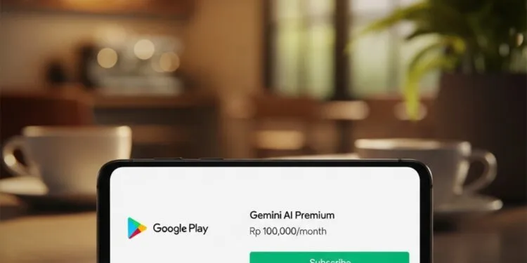 cara langganan Gemini AI Premium di Indonesia menggunakan saldo Google Play