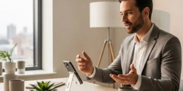 cara menggunakan fitur Gemini Live untuk simulasi interview kerja bahasa Inggris
