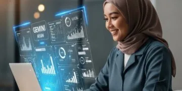cara menggunakan gemini ai untuk analisis data laporan keuangan umkm
