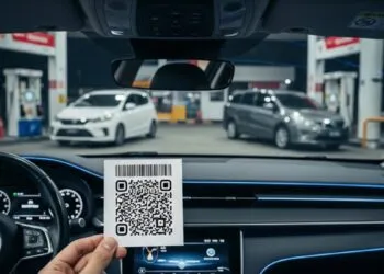 cara menggunakan satu barcode pertalite untuk dua mobil