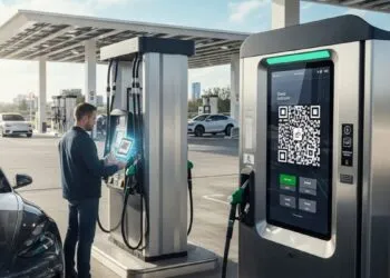 cara pakai barcode solar di spbu self service