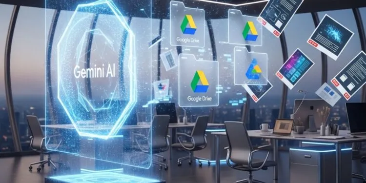 cara sinkronisasi gemini ai dengan google drive untuk analisis dokumen pdf massal