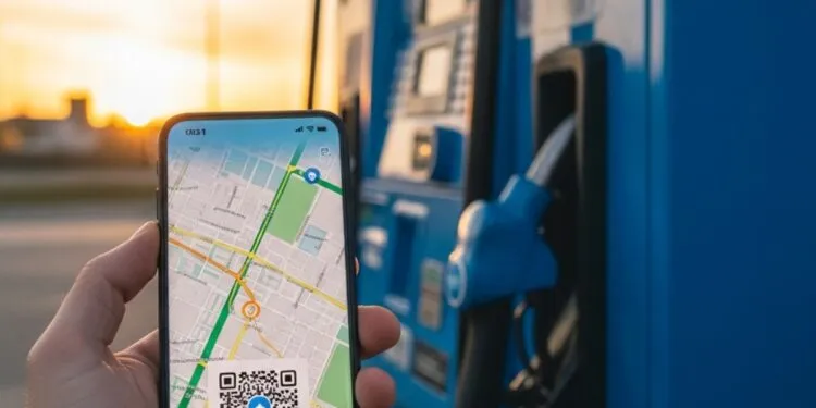 perbandingan akurasi gps di barcode pertalite
