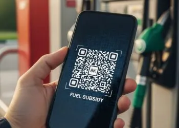 perbandingan barcode pertalite asli vs palsu