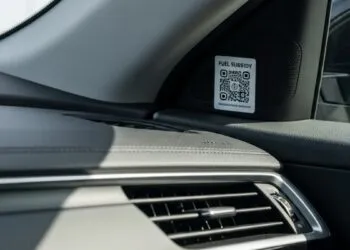 posisi tempel barcode pertalite di dashboard mobil