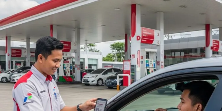 posko bantuan barcode pertalite tangerang kota
