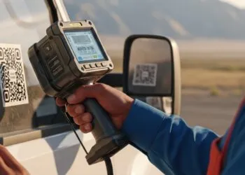 review scanner barcode solar di SPBU remote area