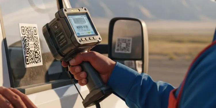 review scanner barcode solar di SPBU remote area