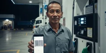 testimoni sopir tentang efisiensi barcode solar digital