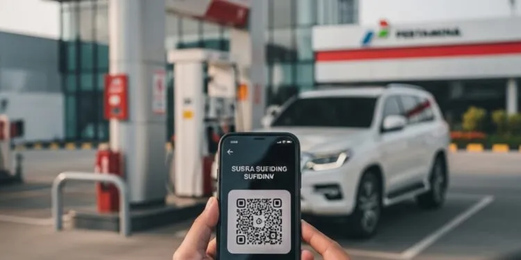 trik lolos verifikasi barcode pertalite mobil mewah