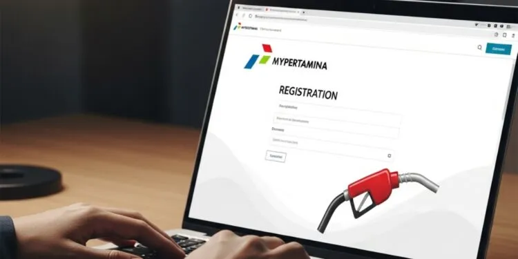 tutorial daftar barcode pertalite lewat laptop