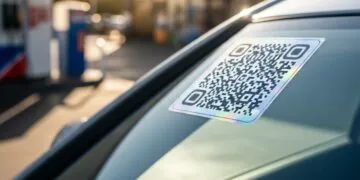 ukuran stiker barcode pertalite untuk kaca mobil